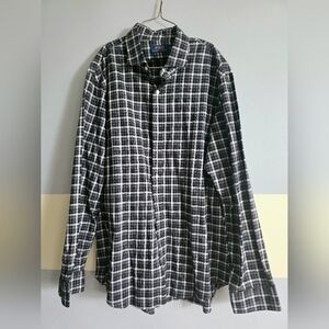 Polo by Ralph Lauren Black and White Checkered Men's Shirt